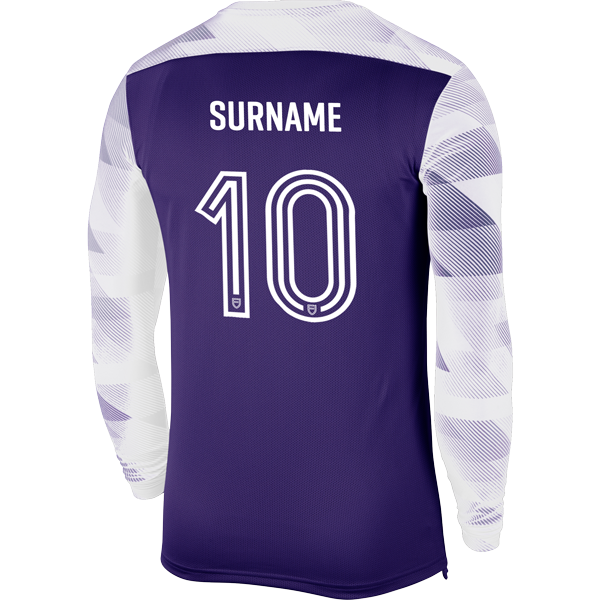 FENCIBLES UTD NIKE COURT PURPLE GOALKEEPER JERSEY - MEN'S