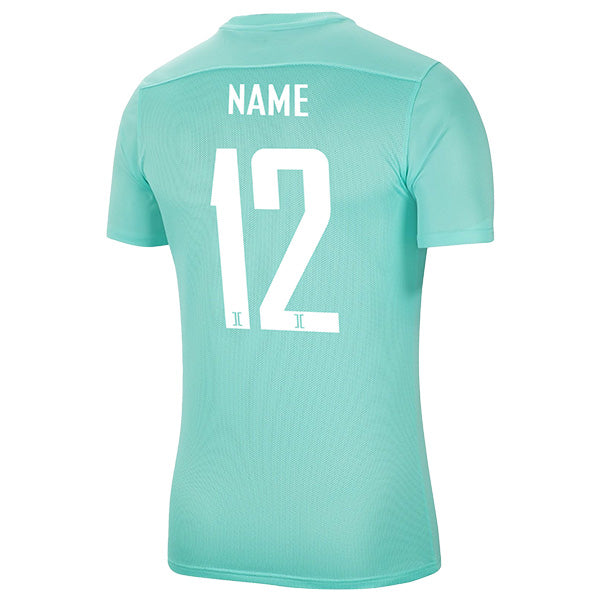 DAVID BALL FOOTBALL COACHING NIKE PARK VII HYPER TURQUOISE JERSEY - YOUTH'S