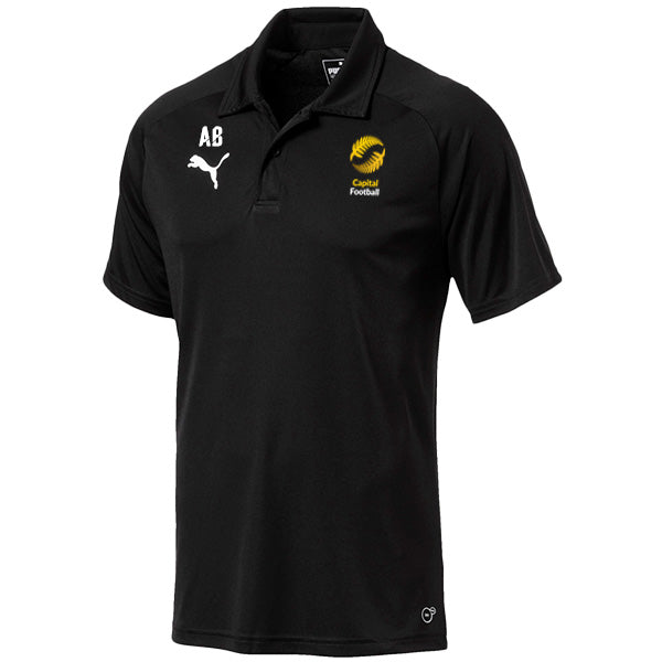 CAPITAL FOOTBALL REFEREES PUMA teamLIGA SIDELINE POLO - MENS