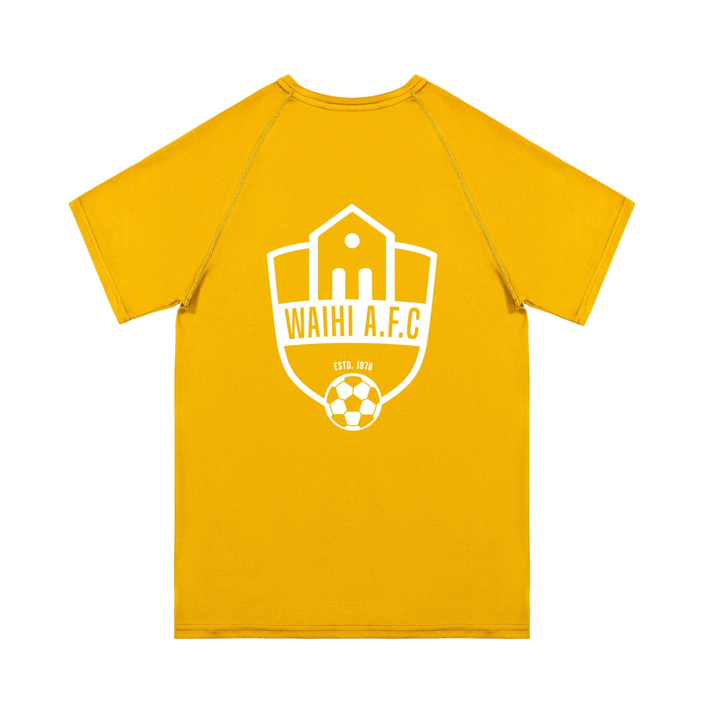 WAIHI AFC GOLD PERFOMANCE TEE - MENS