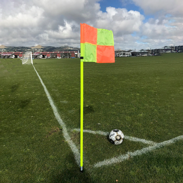 CORNER FLAG SPIKED BASE - SINGLE