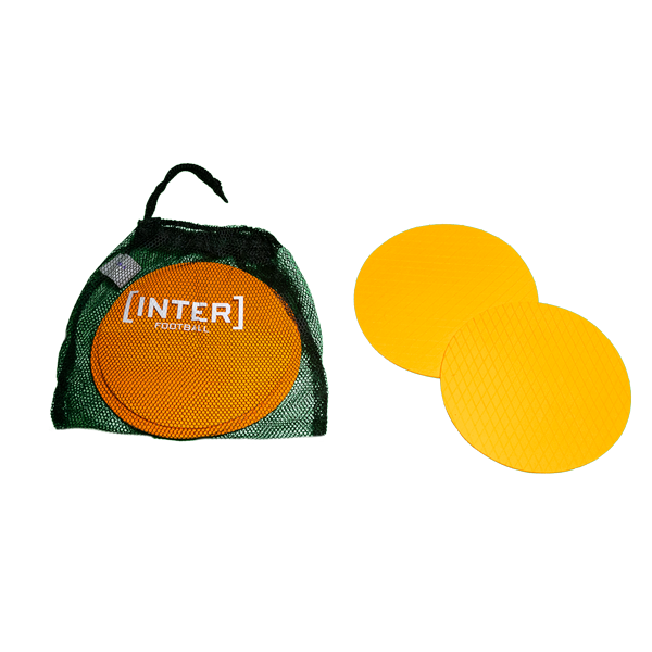 INTER FOOTBALL RUBBER MARKERS - 10 PACK