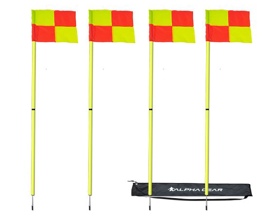 ALPHA CORNER FLAGS - SET OF 4