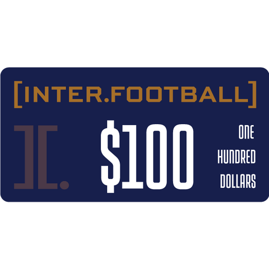 INTER FOOTBALL GIFT CARD $100