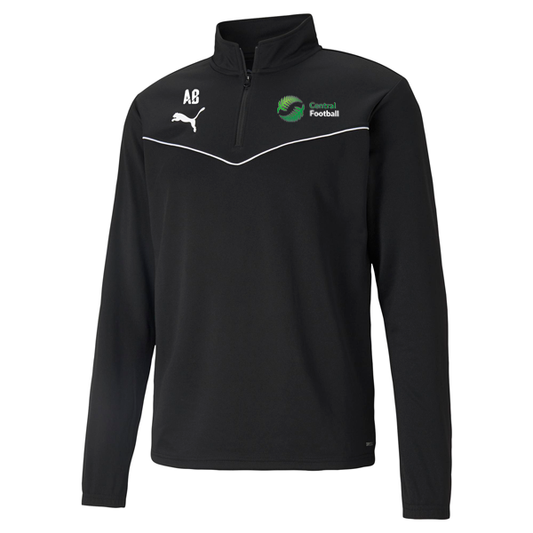 CENTRAL FOOTBALL REFEREES PUMA teamRISE 1/4 ZIP TOP - MENS
