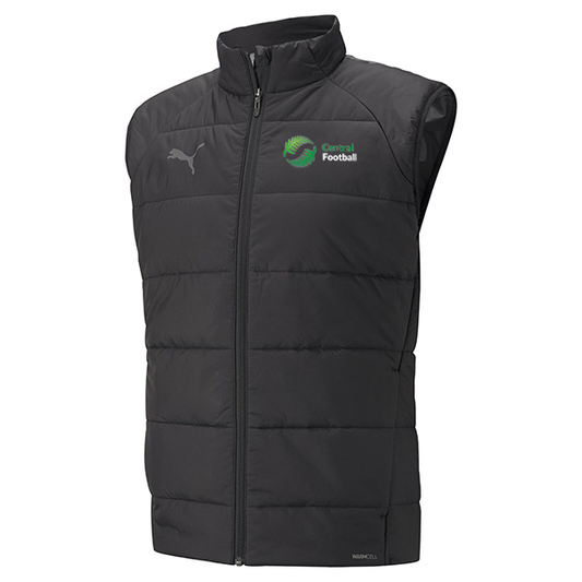 CENTRAL FOOTBALL REFEREES PUMA teamLIGA VEST JACKET - MENS