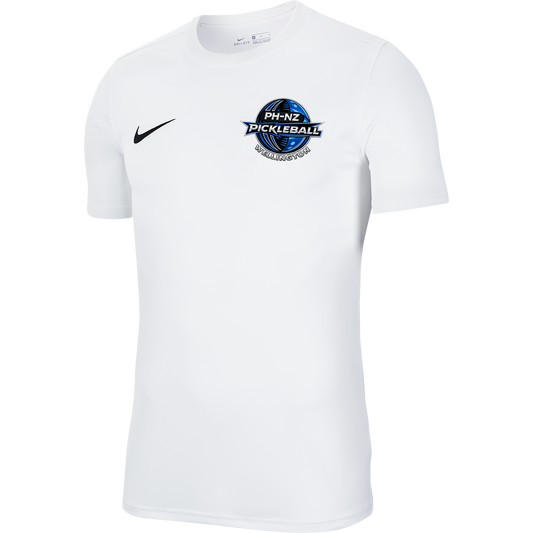 PICKLEBALL WELLINGTON KIDS NIKE PARK JERSEY - WHITE