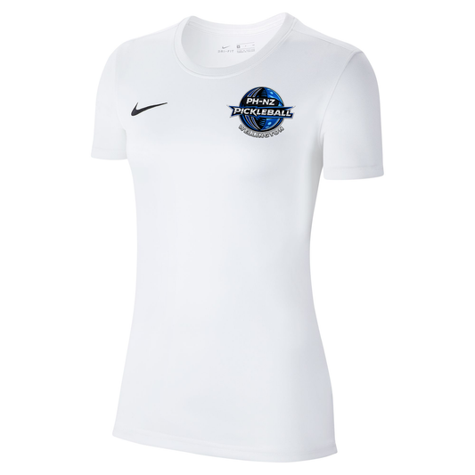 PICKLEBALL WELLINGTON WOMENS NIKE PARK JERSEY - WHITE