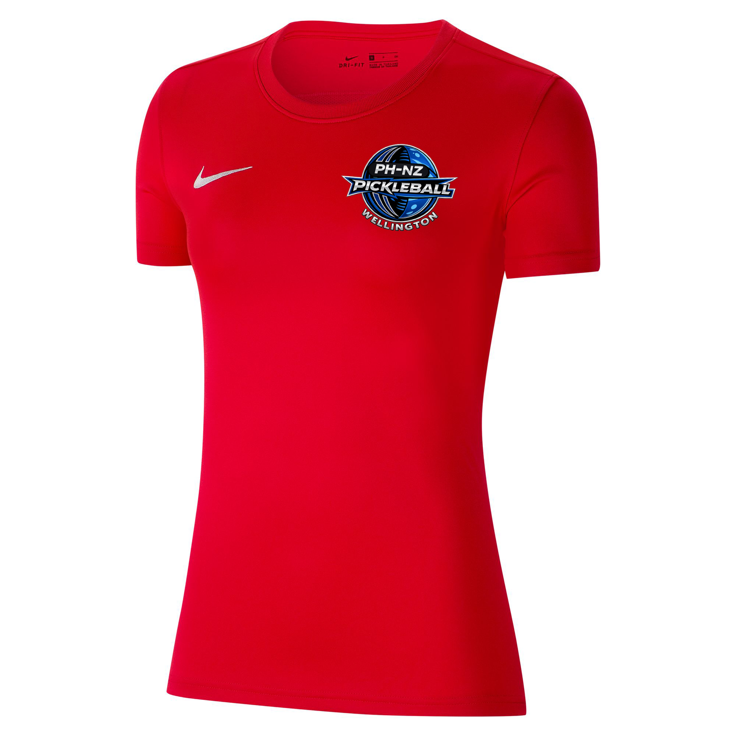 PICKLEBALL WELLINGTON WOMENS NIKE PARK JERSEY - RED