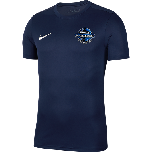PICKLEBALL WELLINGTON KIDS NIKE PARK JERSEY - MIDNIGHT NAVY