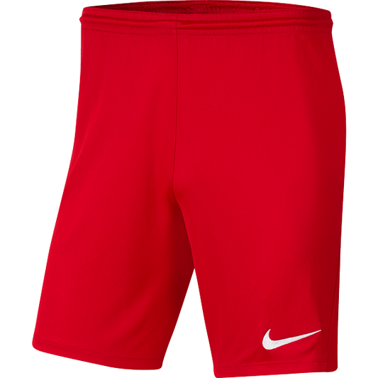 NIKE CLUB PARK III SHORT/UNIVERSITY RED - YOUTH'S