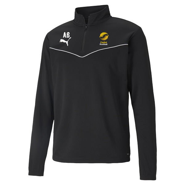 CAPITAL FOOTBALL REFEREES PUMA teamRISE 1/4 ZIP TOP - MENS