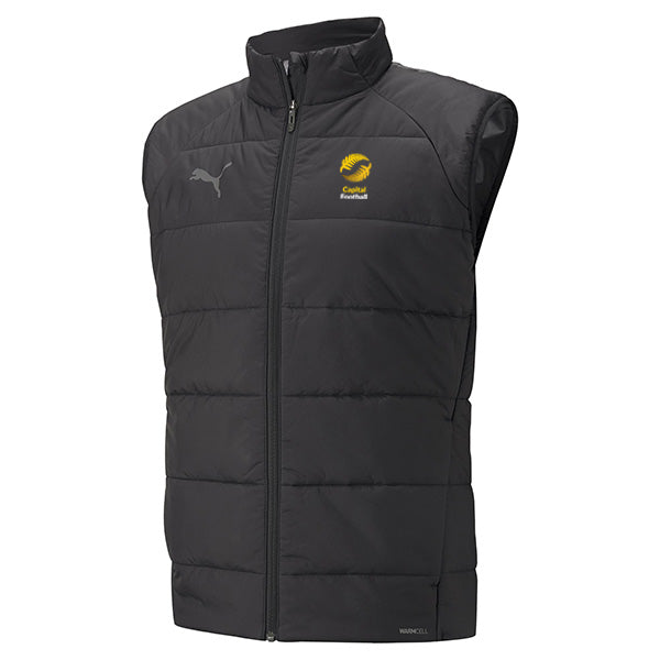 CAPITAL FOOTBALL REFEREES PUMA teamLIGA VEST JACKET - MENS