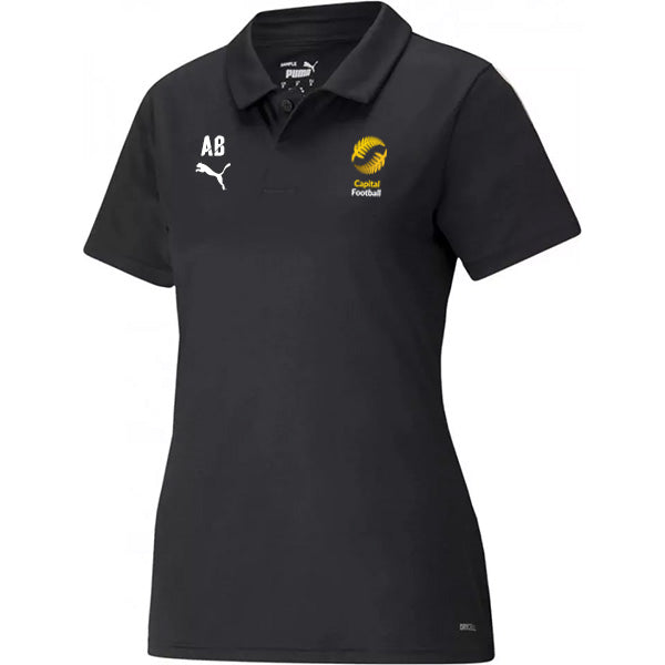 CAPITAL FOOTBALL REFEREES PUMA teamLIGA SIDELINE POLO - WOMENS
