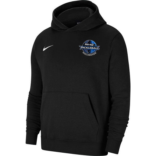 PICKLEBALL WELLINGTON KIDS NIKE PARK HOODIE - BLACK