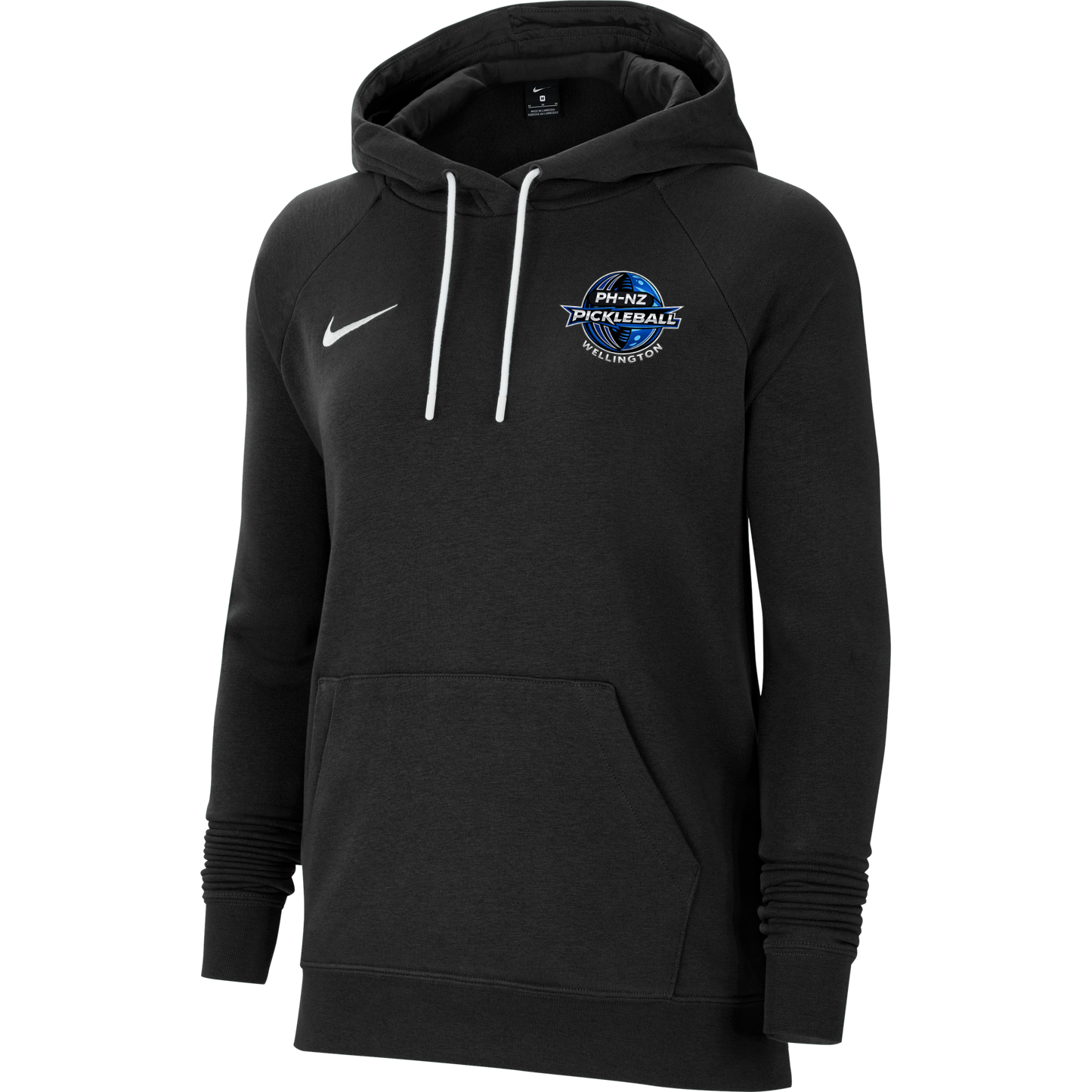 PICKLEBALL WELLINGTON WOMENS NIKE PARK HOODIE - BLACK