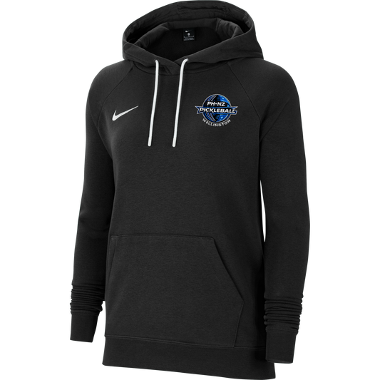 PICKLEBALL WELLINGTON WOMENS NIKE PARK HOODIE - BLACK