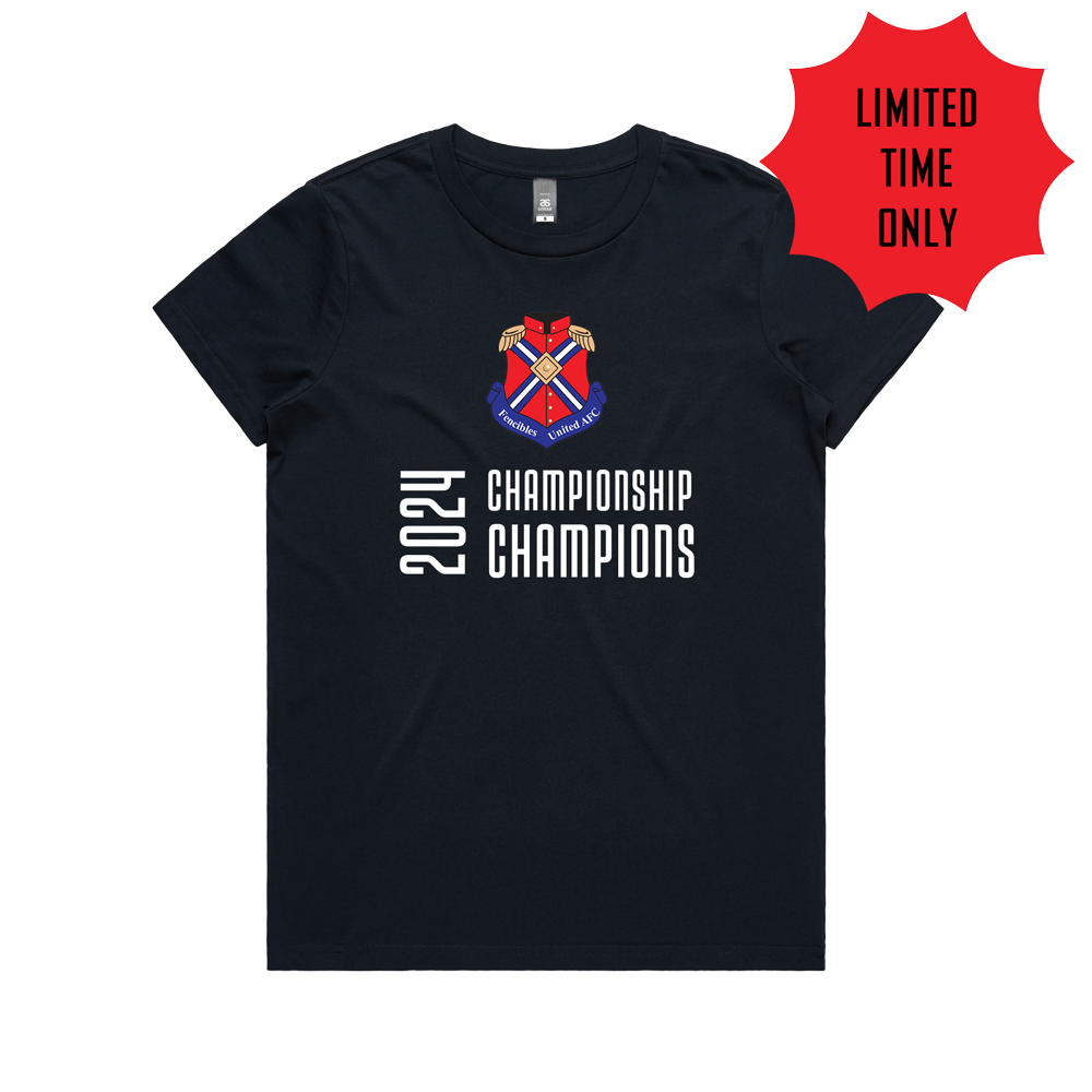 FENCIBLES UNITED CHAMPIONS 2024 TEE - WOMEN'S