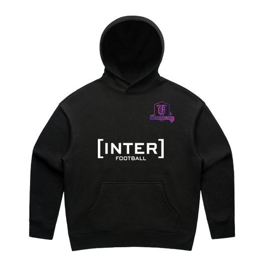 THE FOOTBALL GIRLS BLACK STREET HOODIE - WOMEN'S