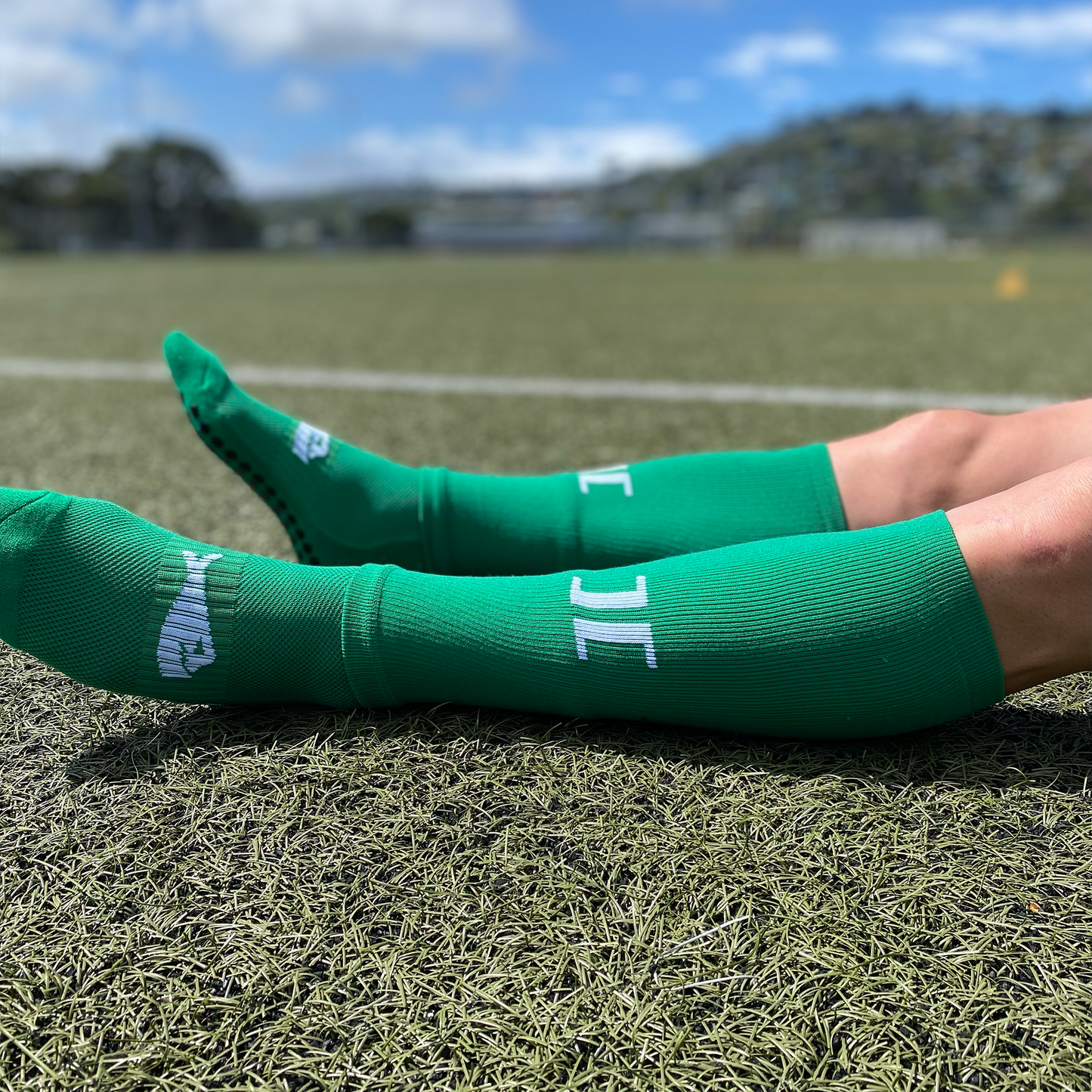 INTER FOOTBALL PERFORMANCE SLEEVE SOCK/GREEN