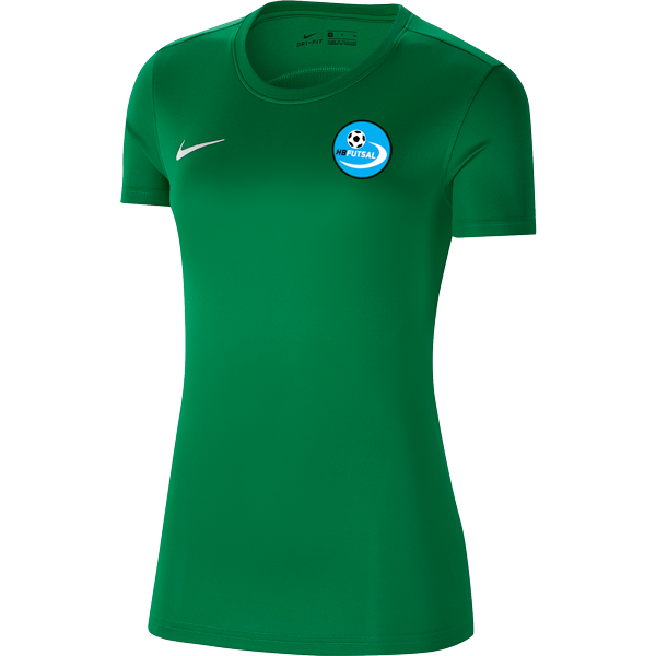 HAWKES BAY FUTSAL NIKE PARK VII GREEN JERSEY - WOMEN'S