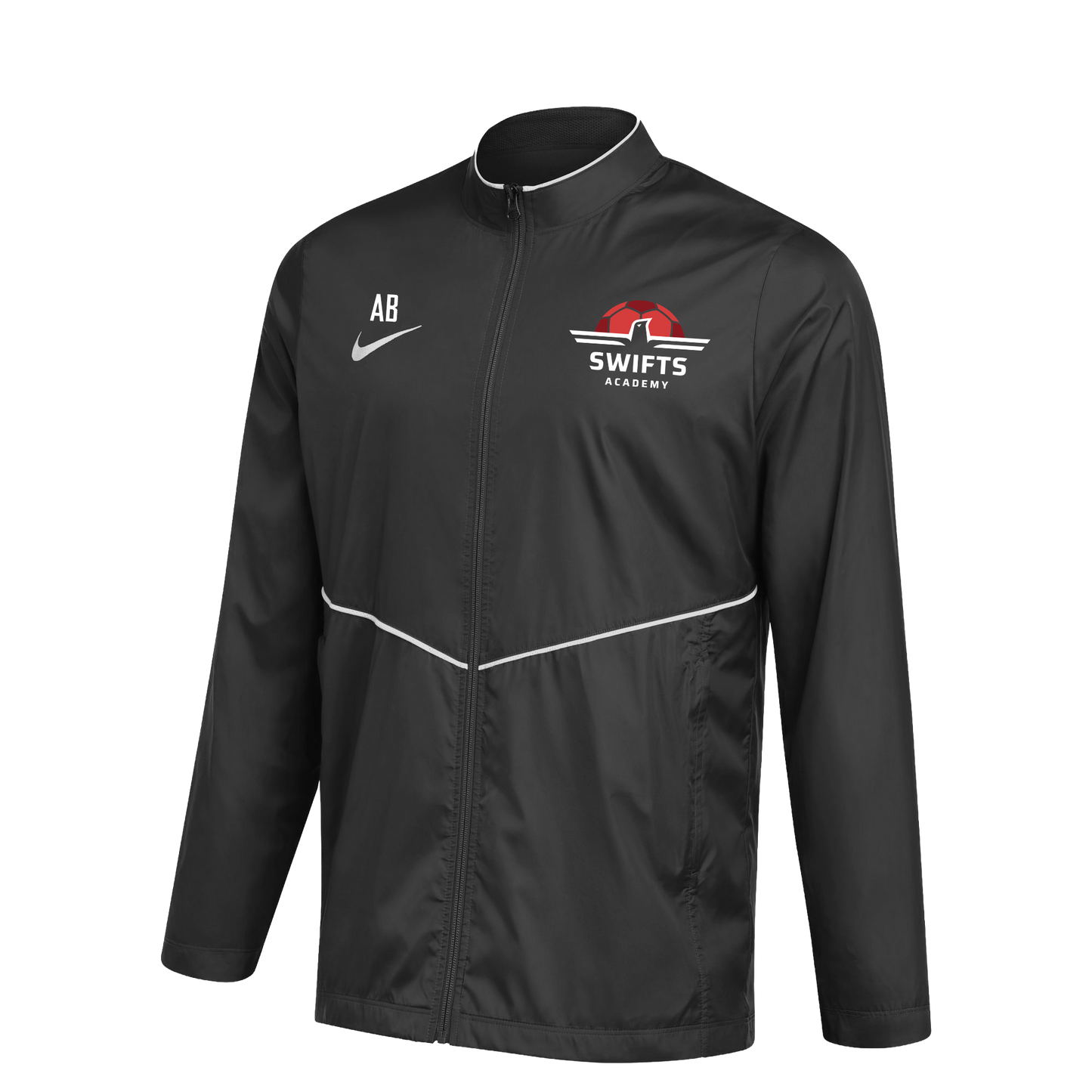 WATERSIDE KARORI SWIFT TALENT CENTRE NIKE PARK RAIN JACKET - KIDS
