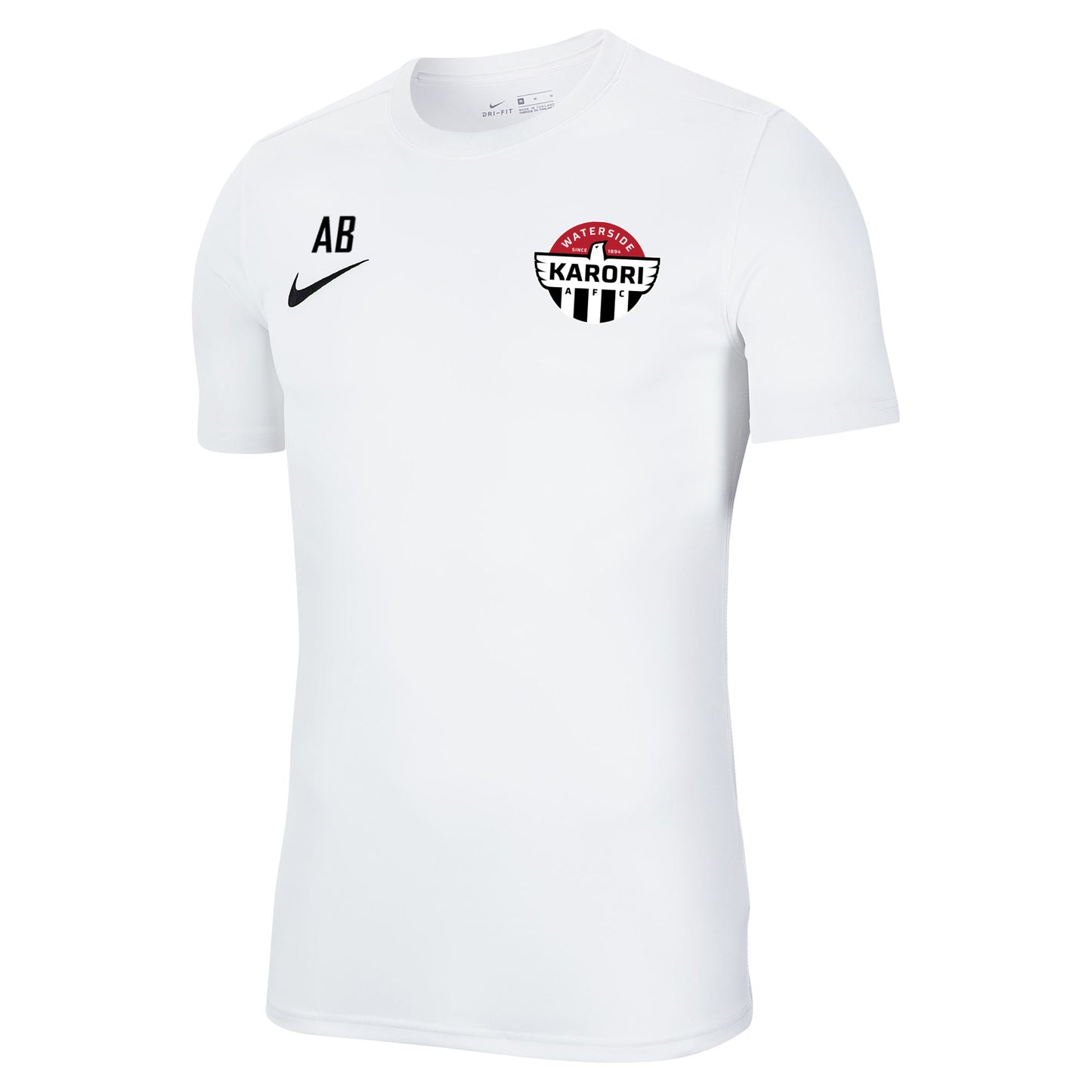 WATERSIDE KARORI AFC NIKE PARK VII WHITE JERSEY - MEN'S