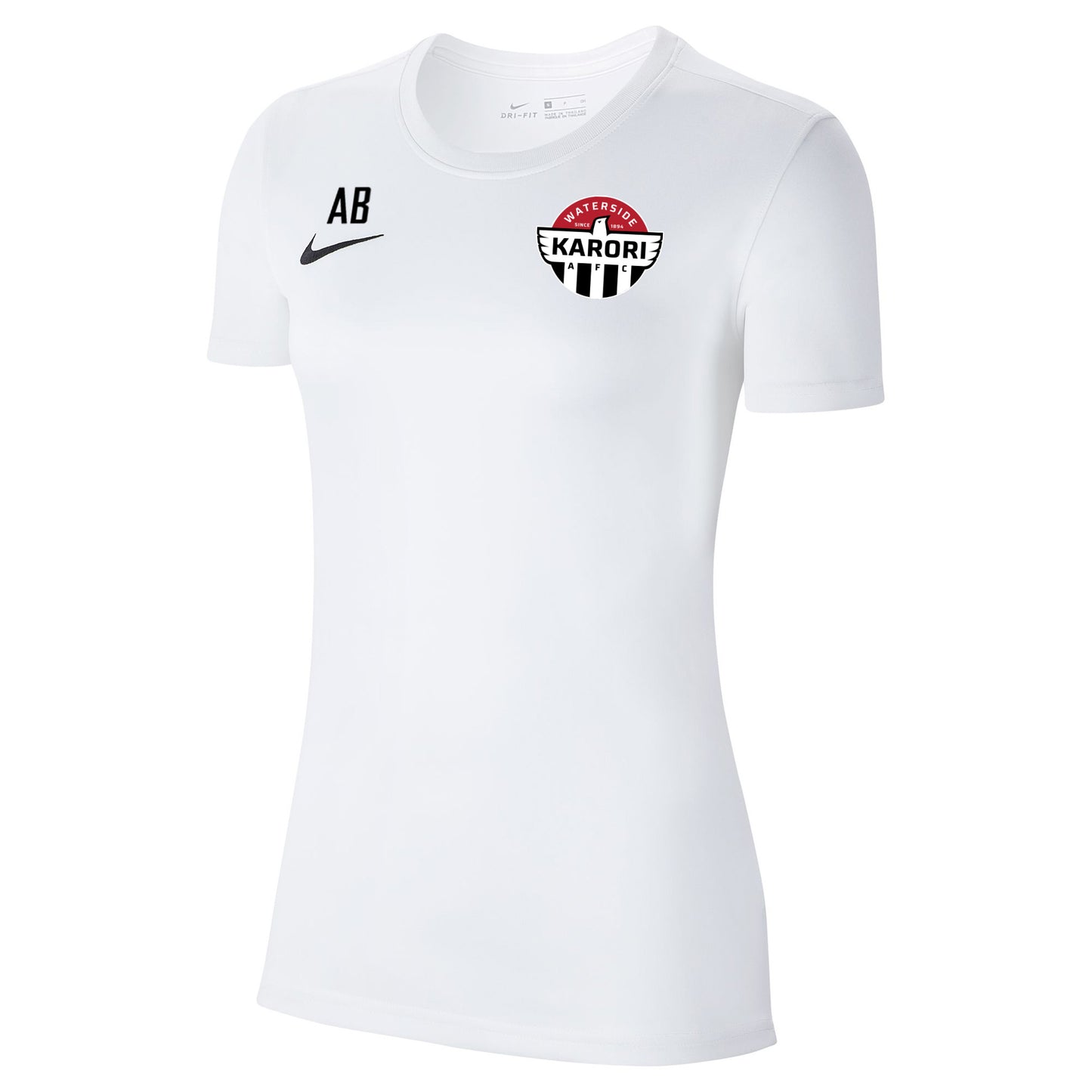 WATERSIDE KARORI AFC NIKE PARK VII WHITE JERSEY - WOMEN'S