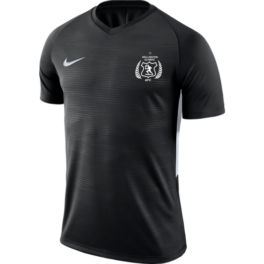 WELLINGTON OLYMPIC AFC  NIKE TIEMPO PREMIER BLACK JERSEY - YOUTH'S