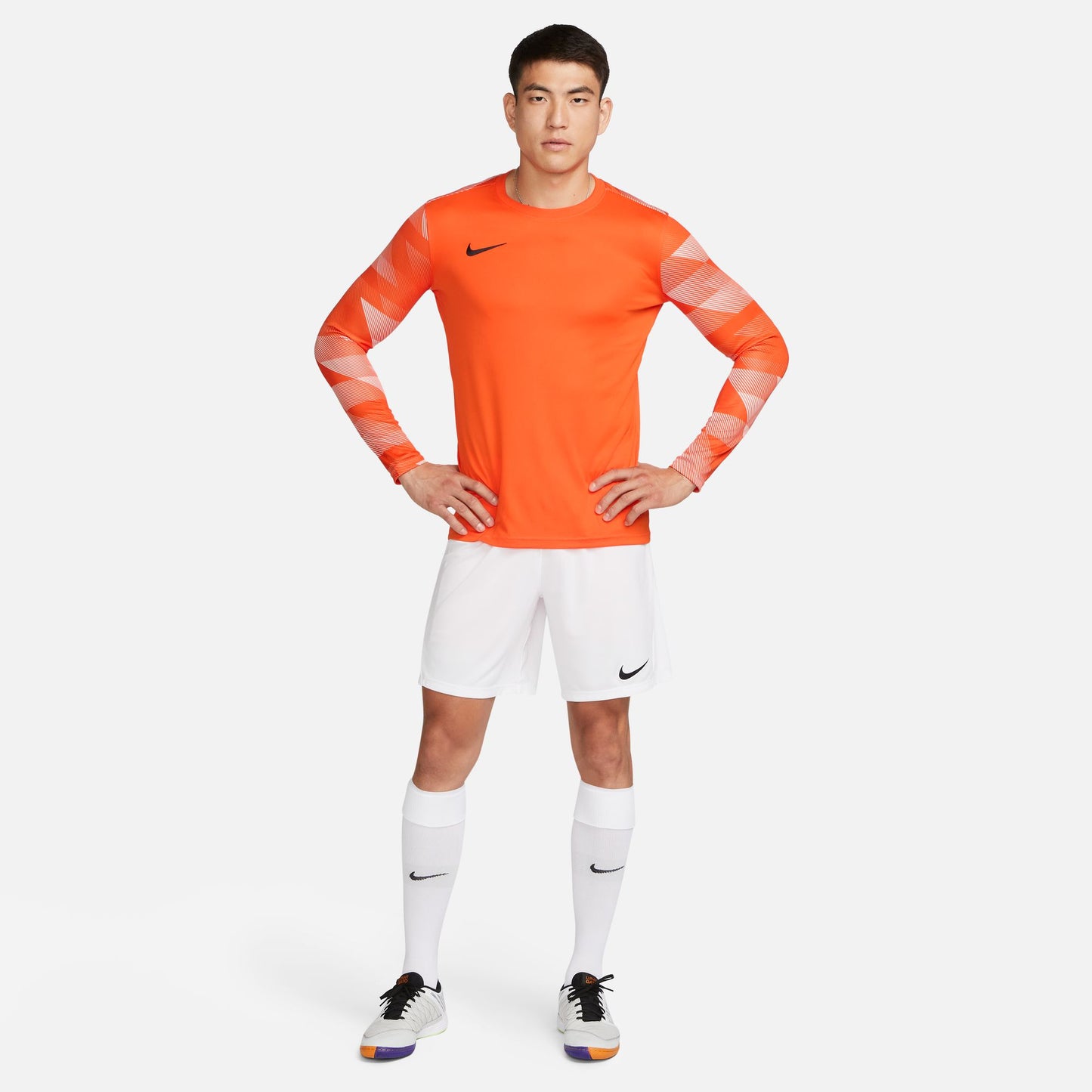 NIKE PARK IV SAFETY ORANGE GOALKEEPER JERSEY - MEN'S