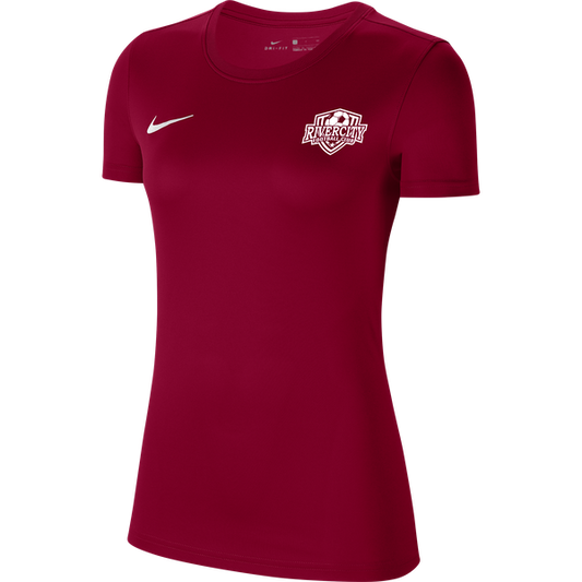 RIVER CITY FC NIKE PARK VII TEAM RED JERSEY - WOMEN'S