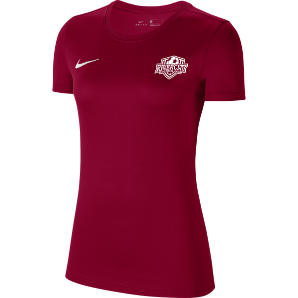 RIVER CITY FC NIKE PARK VII TEAM RED JERSEY - WOMEN'S