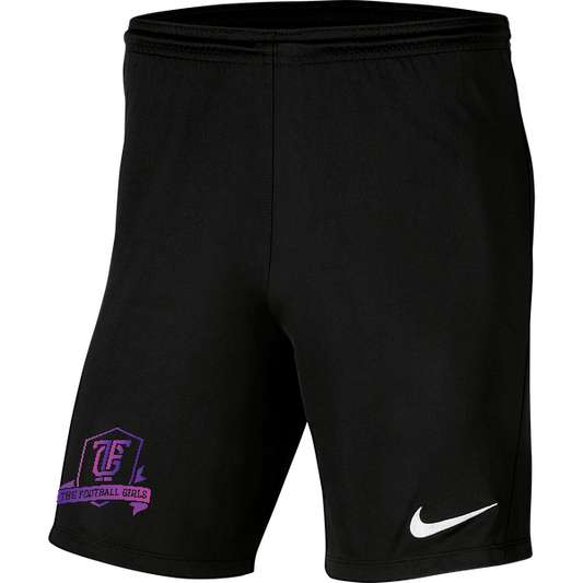 THE FOOTBALL GIRLS  NIKE PARK III KNIT SHORT - YOUTH'S