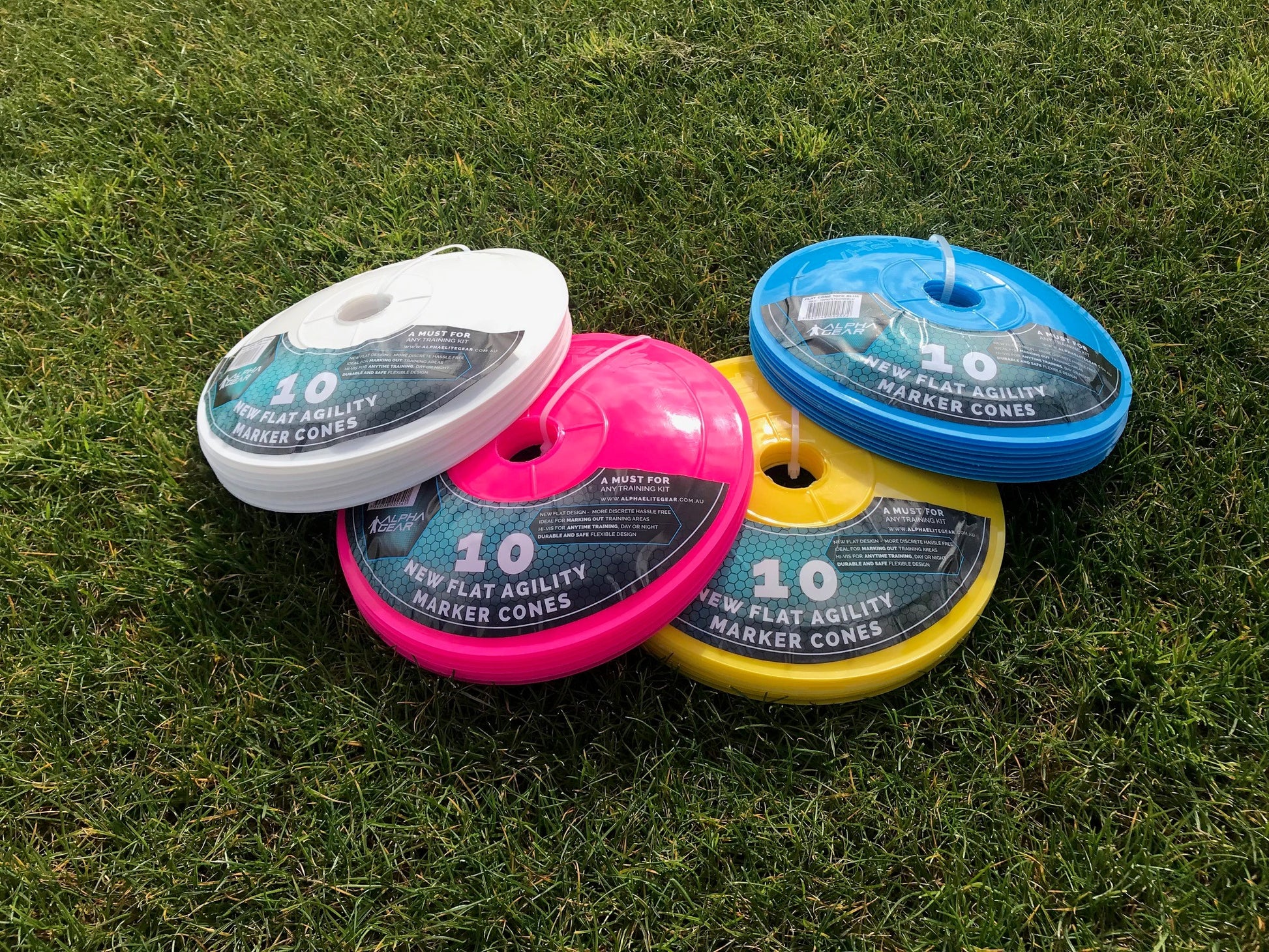 ALPHA FLAT DISC CONES 10 PACK